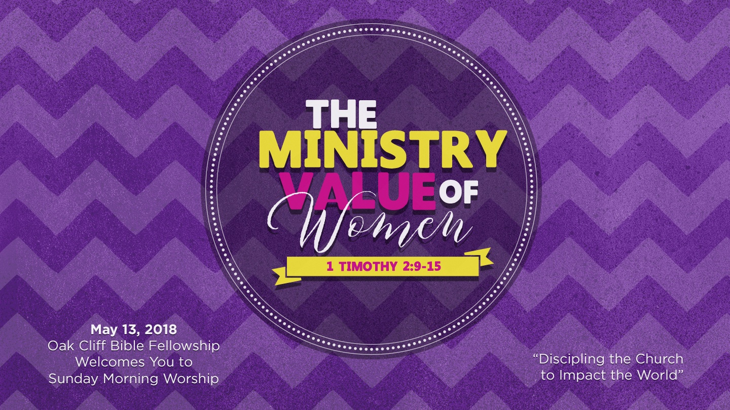 The Ministry Value of Women
