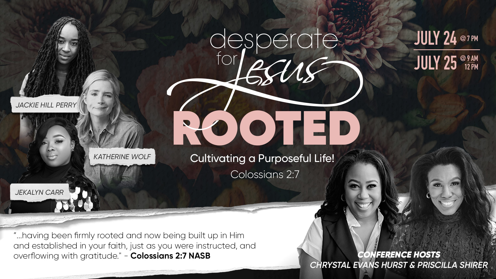 Desperate for Jesus 2020: Rooted feat Chrystal Hurst and Priscilla Shirer