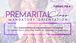 Premarital mandatory orientation February 4, 2020