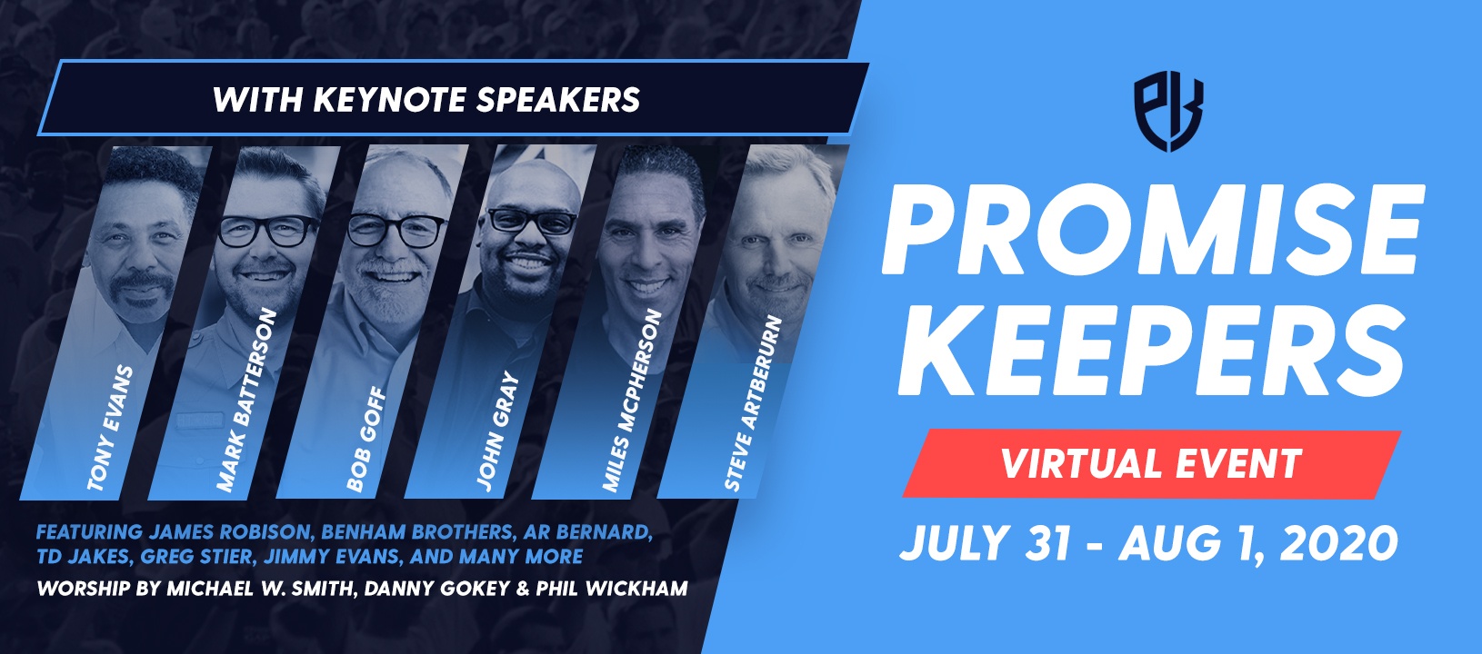 Promise Keepers virtual event July 31 - August 1, 2020