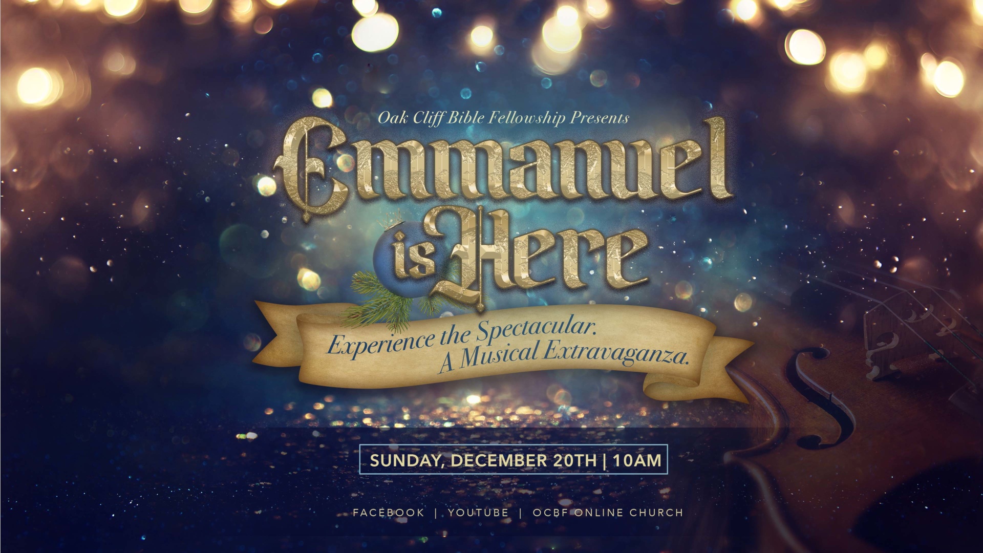 Emmanuel is Here Christmas production