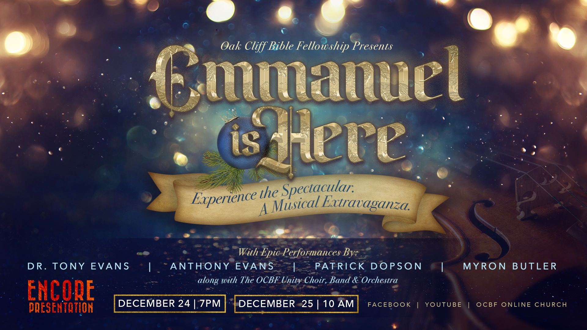 Emmanuel is Here Christmas production