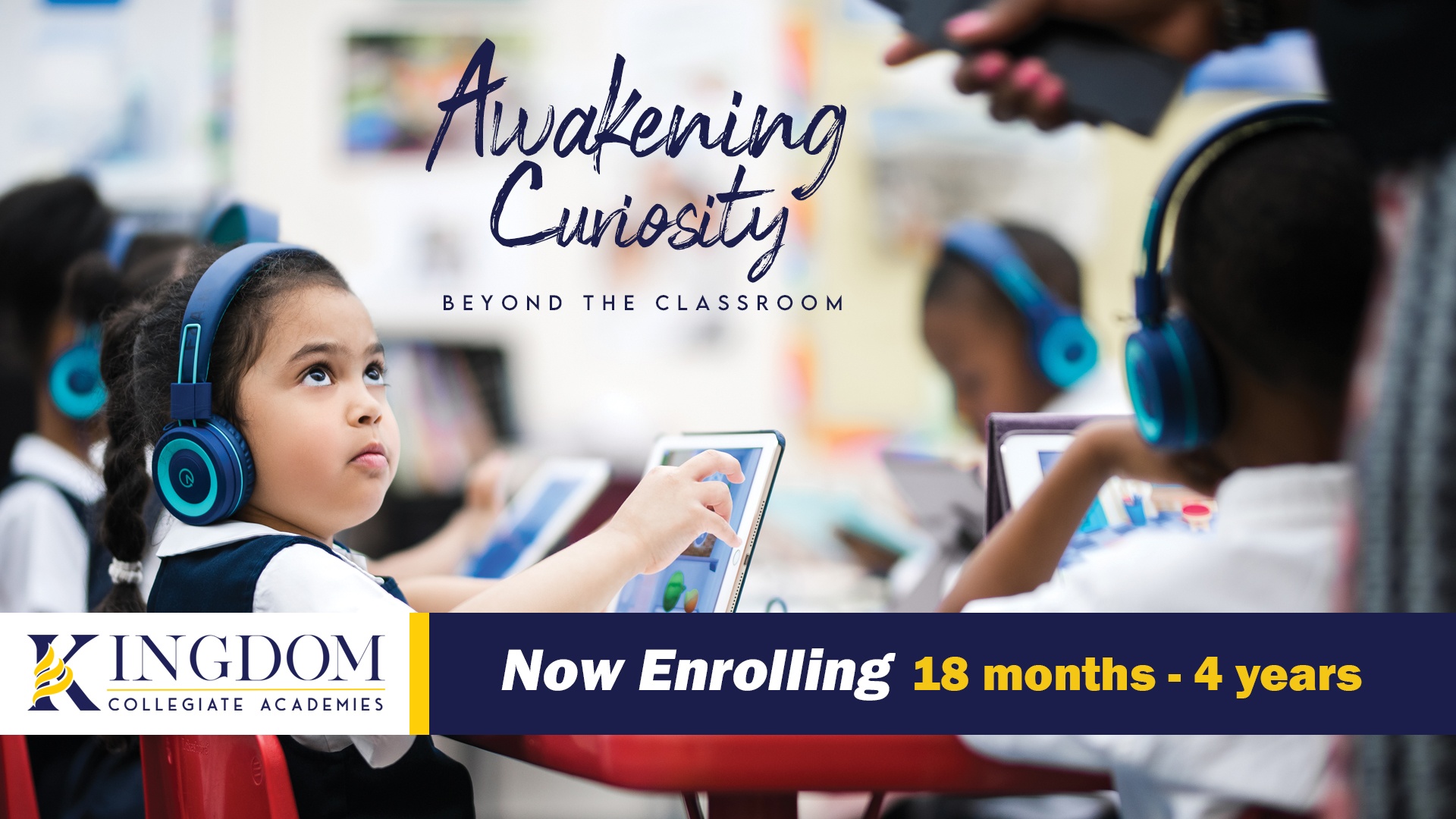 Kingdom Collegiate Academies young students 18 months to 4 years old