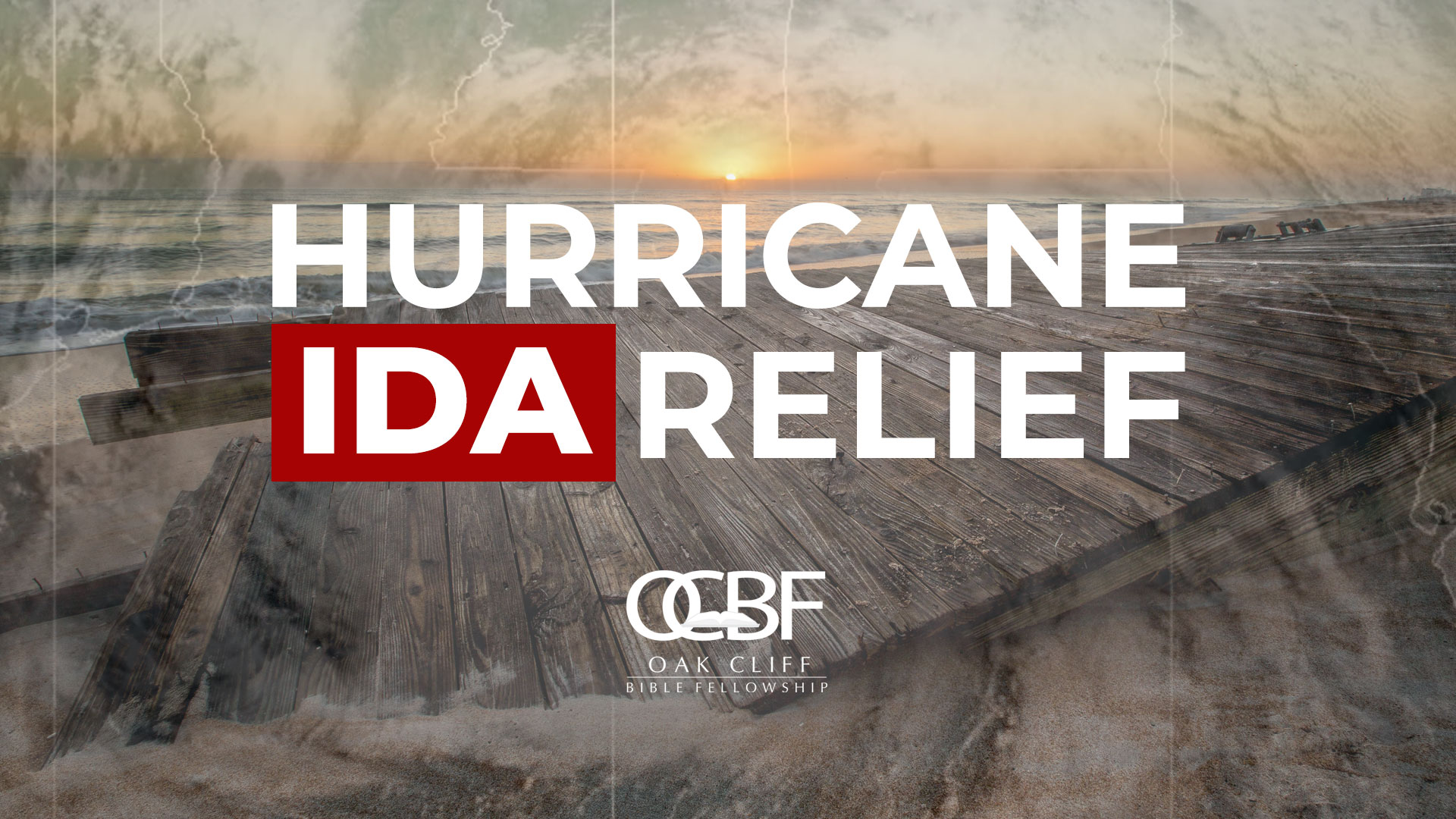 Hurricane Ida relief by OCBF