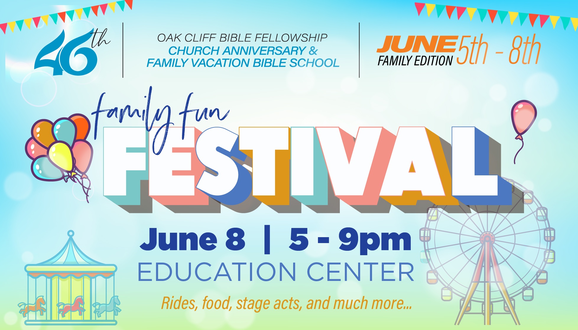 OCBF 46th Anniversary family fun festival