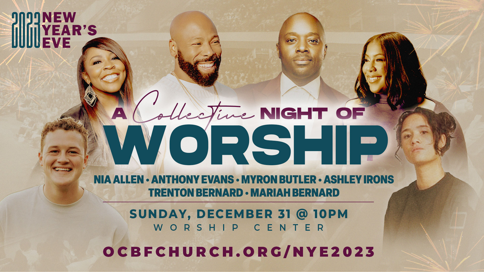 New Years Eve Collective Night of Worship at OCBF