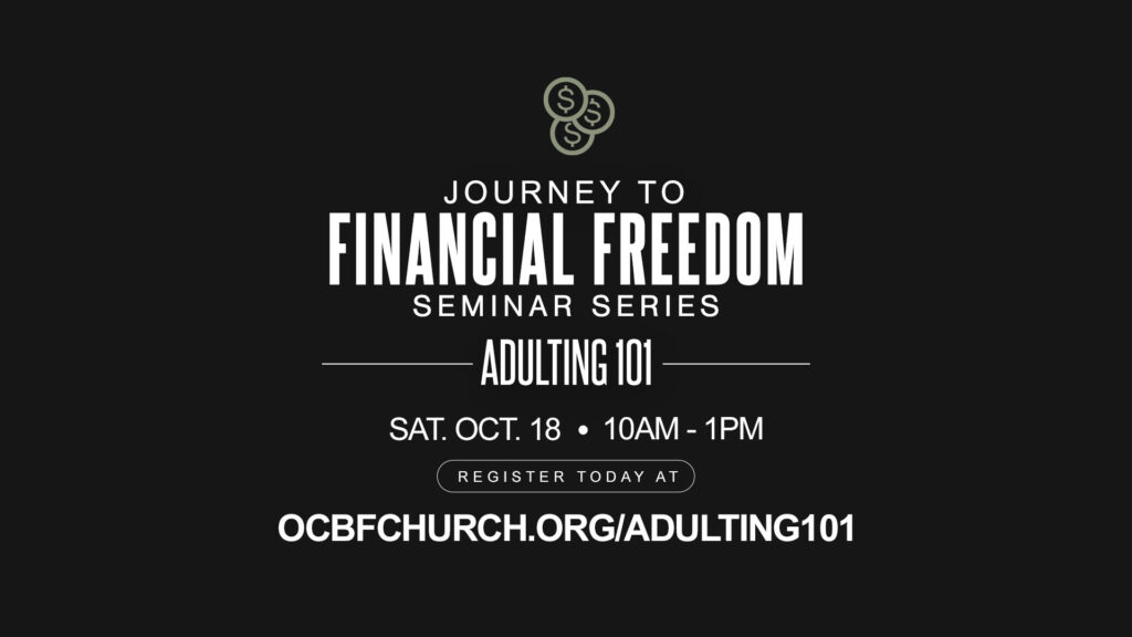 Financial Freedom: Adulting 101 Poster