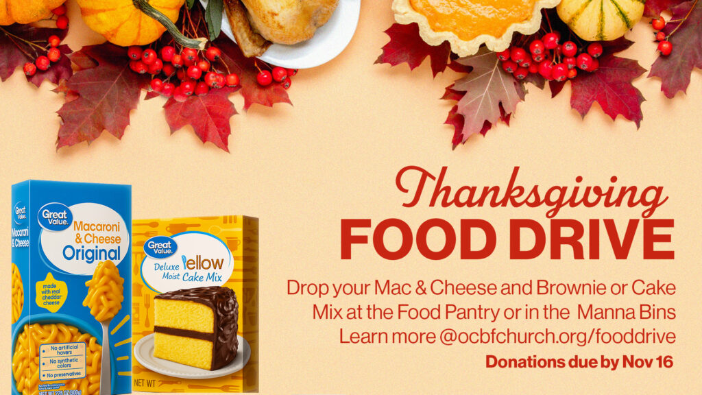 Thanksgiving Food Drive  Poster