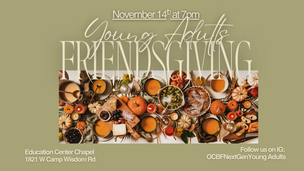 Encounter Friendsgiving Poster