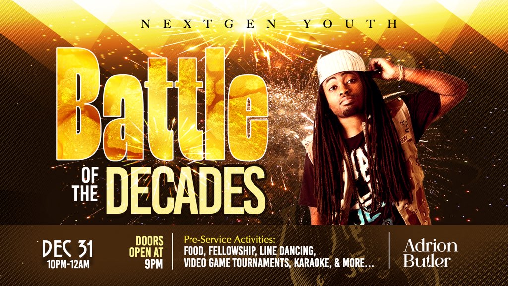 New Years Eve: NextGen Youth Poster