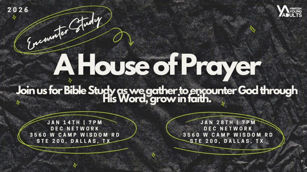 Encounter Bible Study: January Poster