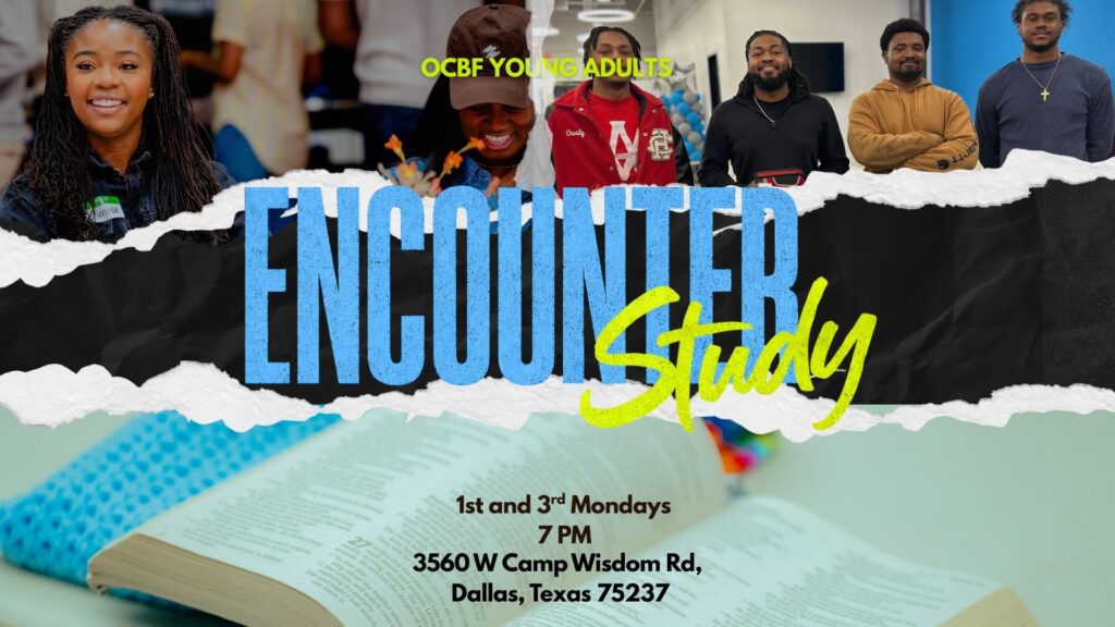 OCBF Young Adults Encounter Study Poster