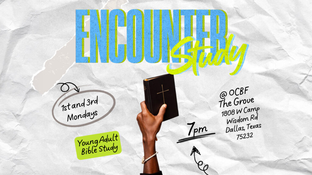 Encounter Bible Study Poster