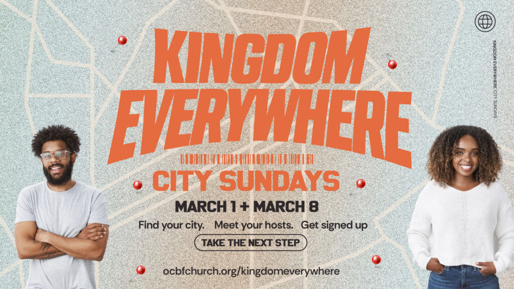 Kingdom Everywhere: City Sunday Poster