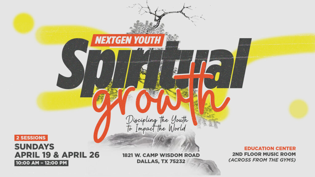 NextGen Youth Spiritual Growth Poster