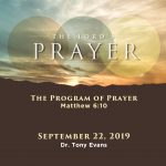 The Program of Prayer by Dr. Tony Evans